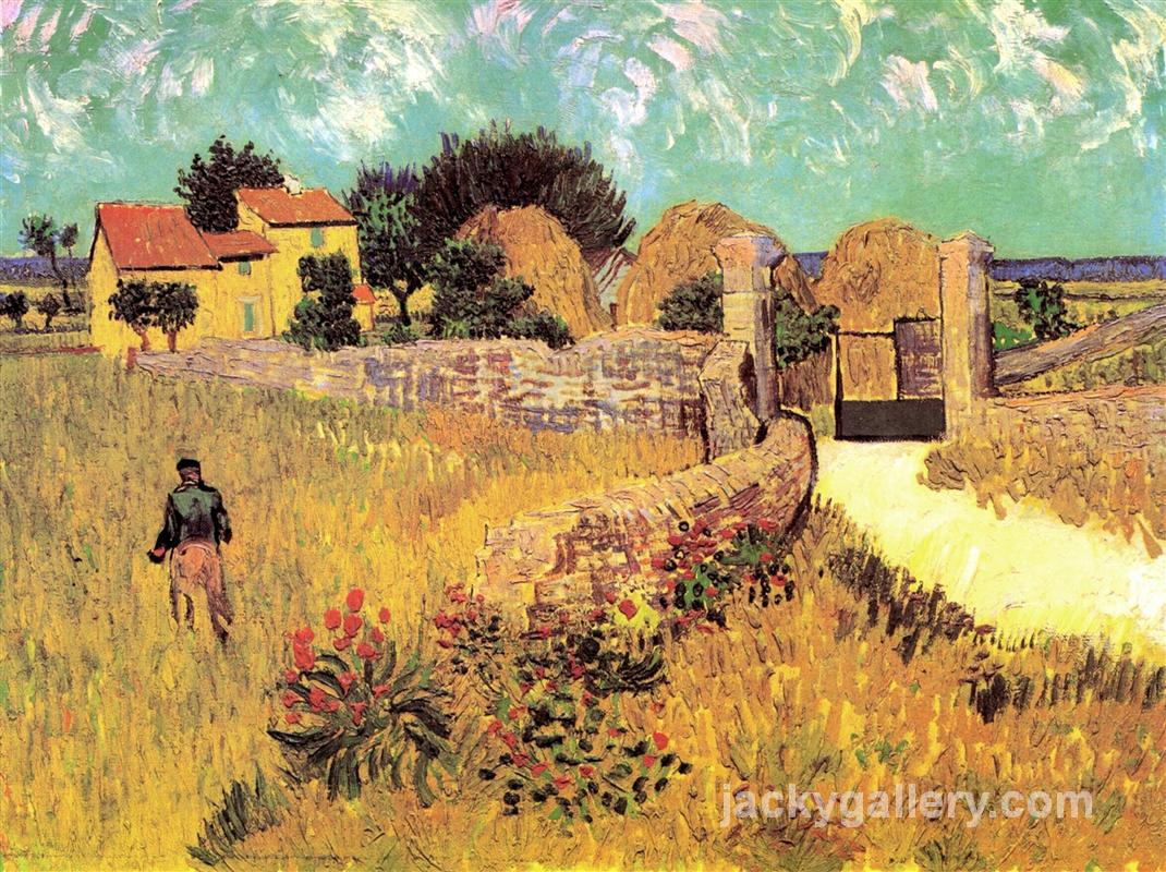 Farmhouse in Provence, Van Gogh painting